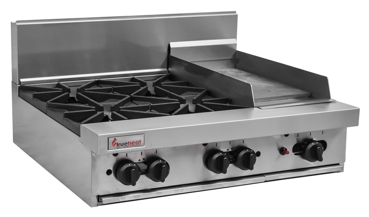 Trueheat Rct G Gas Open Top Burners Griddle