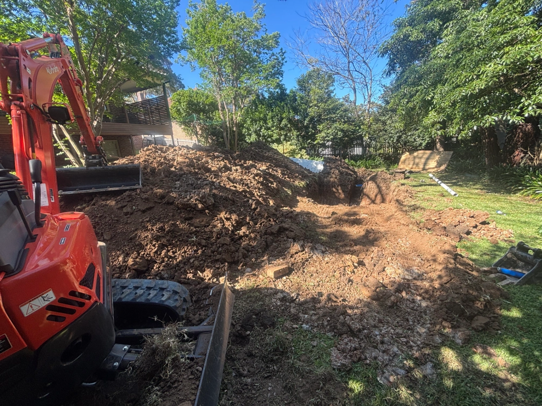Absorption Trench & Stormwater Drainage Installation – Epping