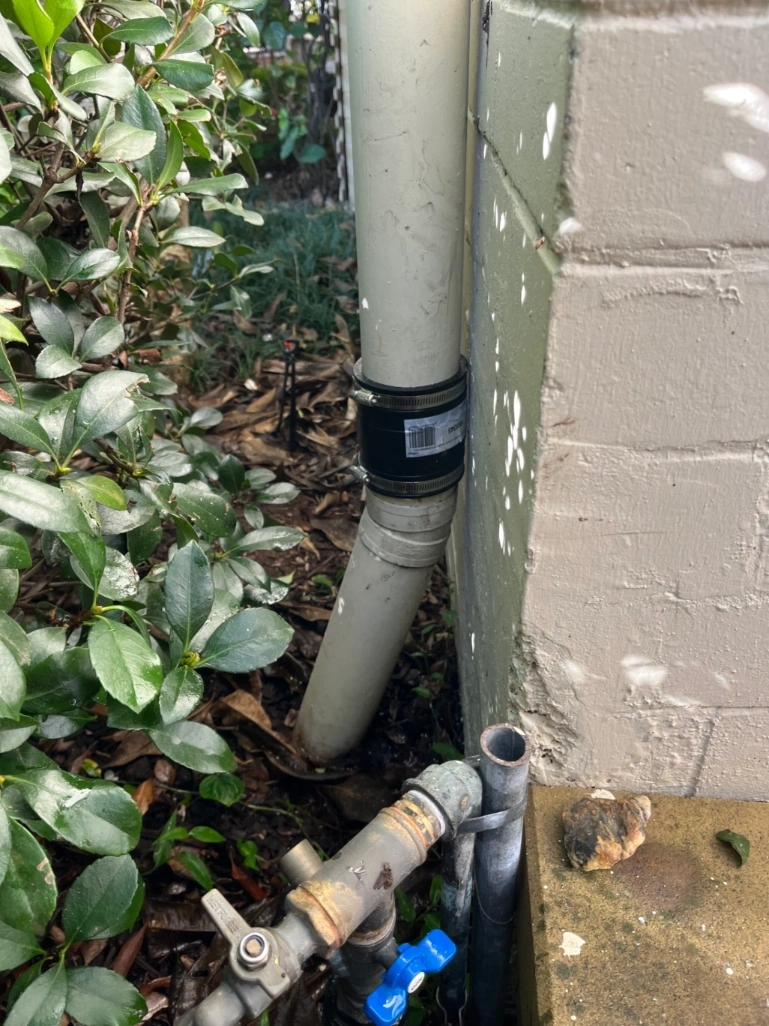 PVC downpipe