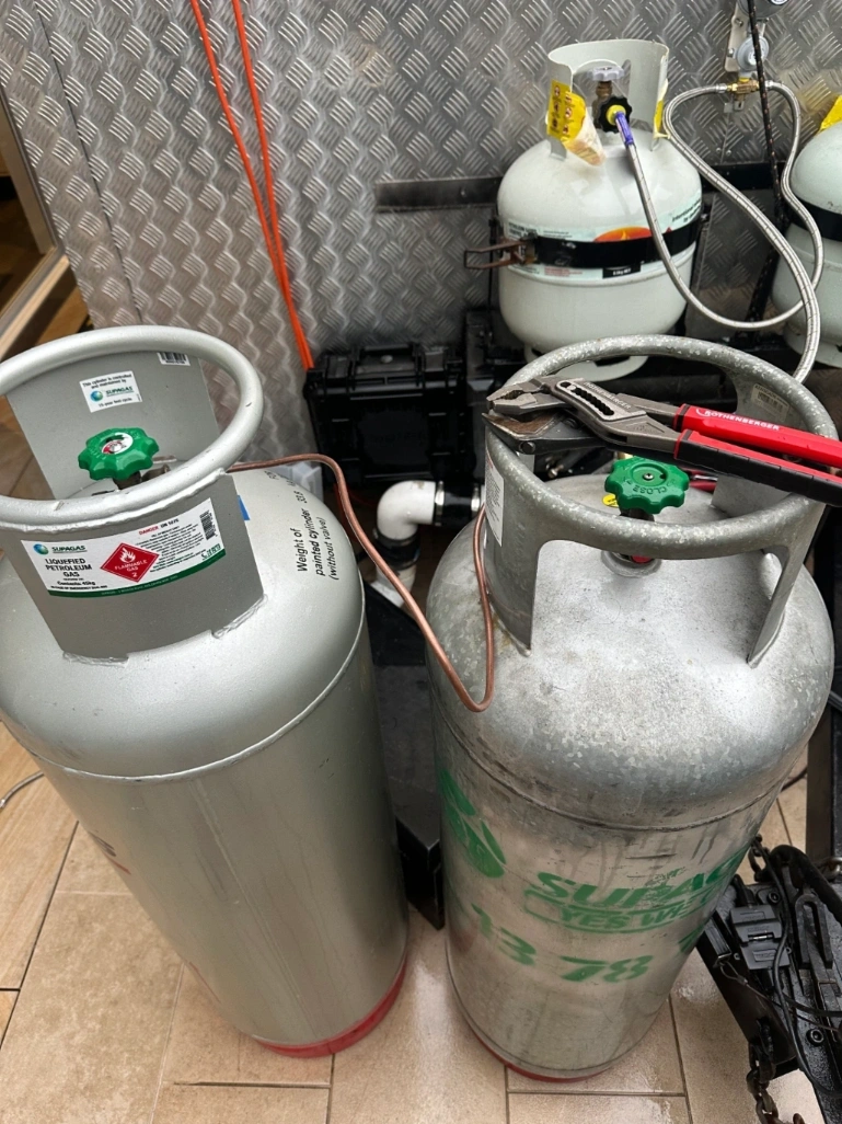 LPG Gas Bottle Manifold Installation North Turramurra