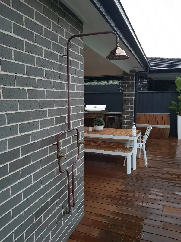 Outdoor Shower Installation