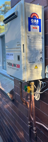 Gas Continuous Flow Hot Water System Installation