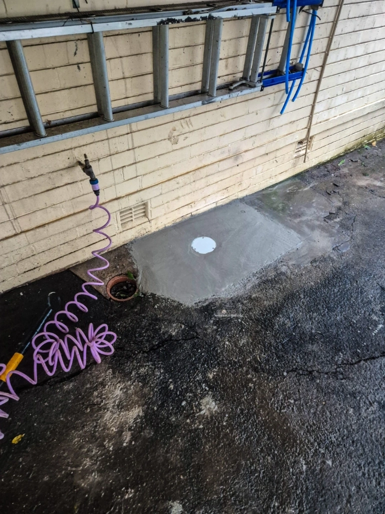 Before Castle hill sewer after