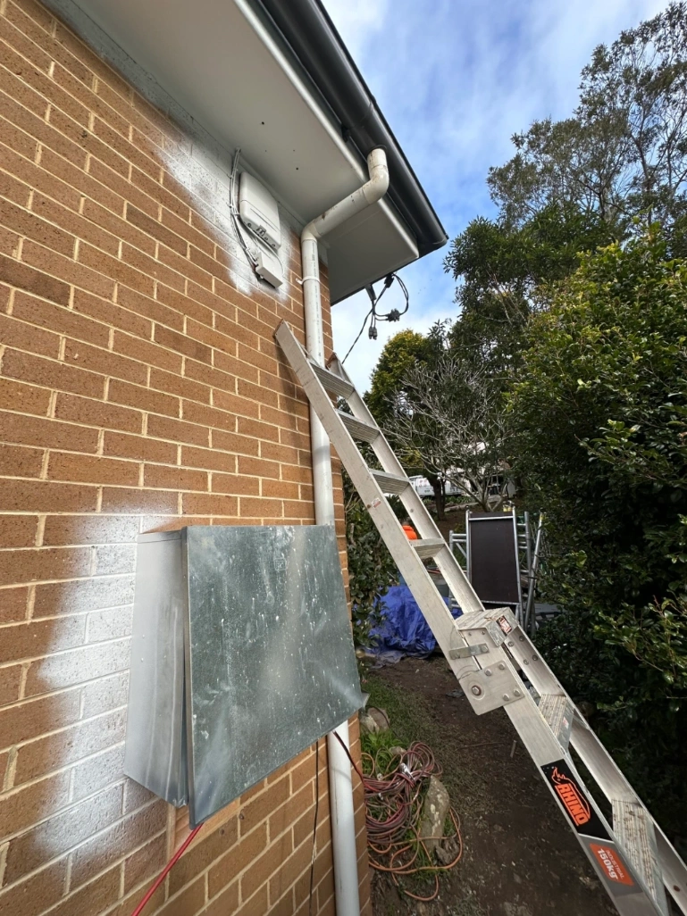 Stormwater Drainage on the side of house
