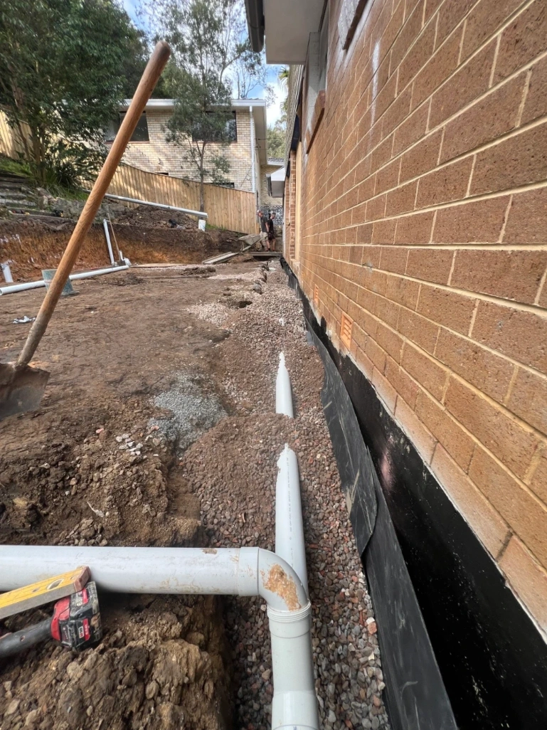 Backyard drainage solution