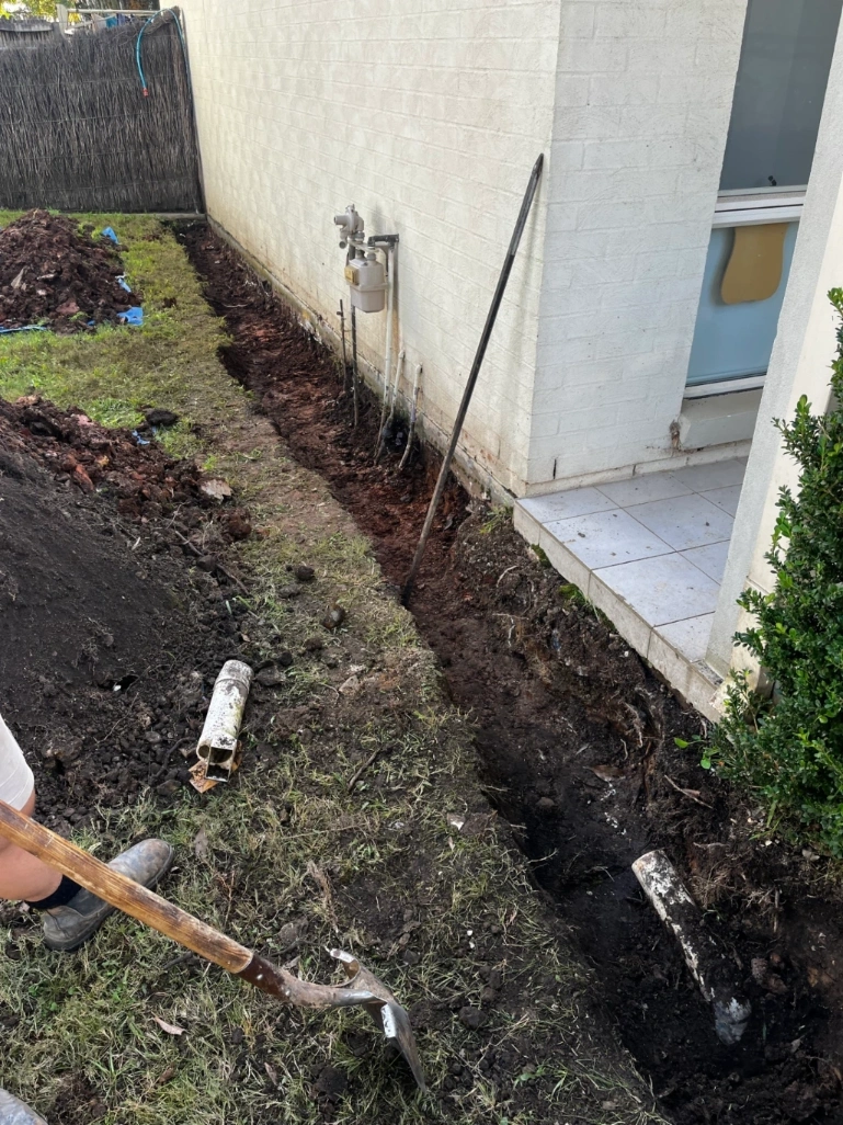 Directing water away from home foundations