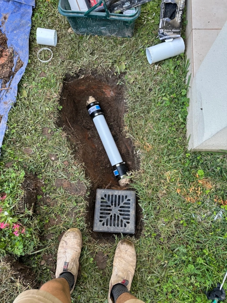 Subsoil drainage system Stanhope Gardens