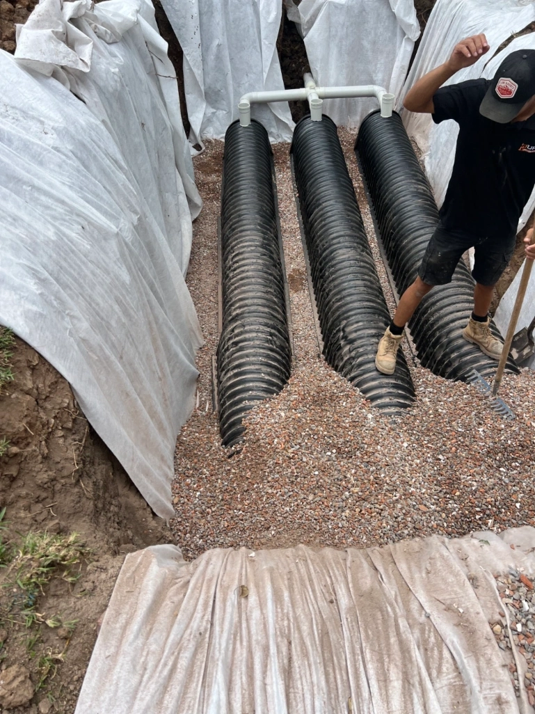 Surface-water-management-absorption-trench-system