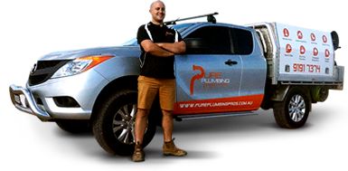 Plumber with ute