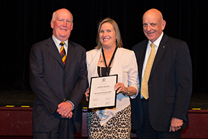 Colin Dunsford AM, Annette Cameron and Dennis Mutton