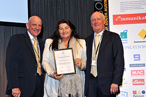 Dennis Mutton, Amanda Rischbieth & Colin Dunsford AM