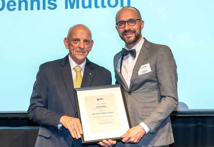 Dennis Mutton with David Wild FGLF 2017