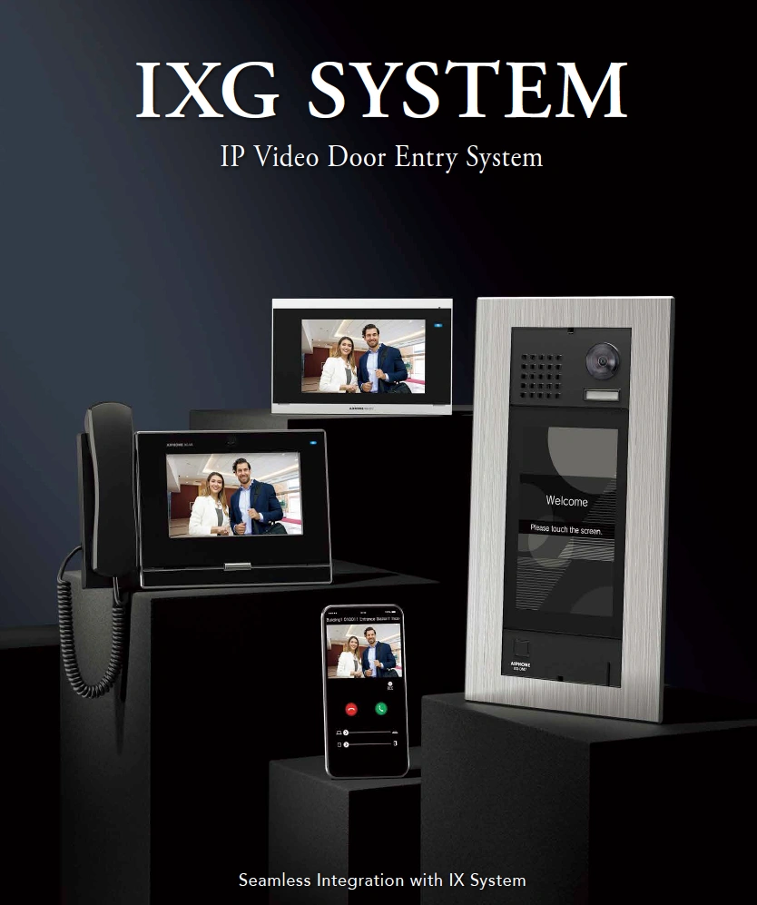 AIPhone IXG System Phase 1A Full IP Multi-Tenant Intercom System