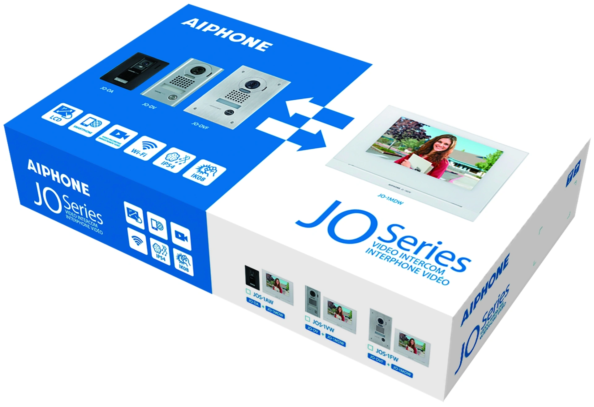 AIPhone JO Series 7-Inch Touch Button Video Intercom with Wifi System