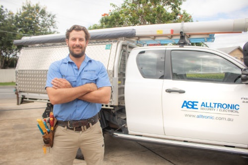 Electrician and ute