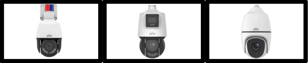 Uniview PTZ Easy Series, Prime Series & Pro Series