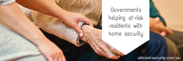 Governments helping at-risk residents with home security