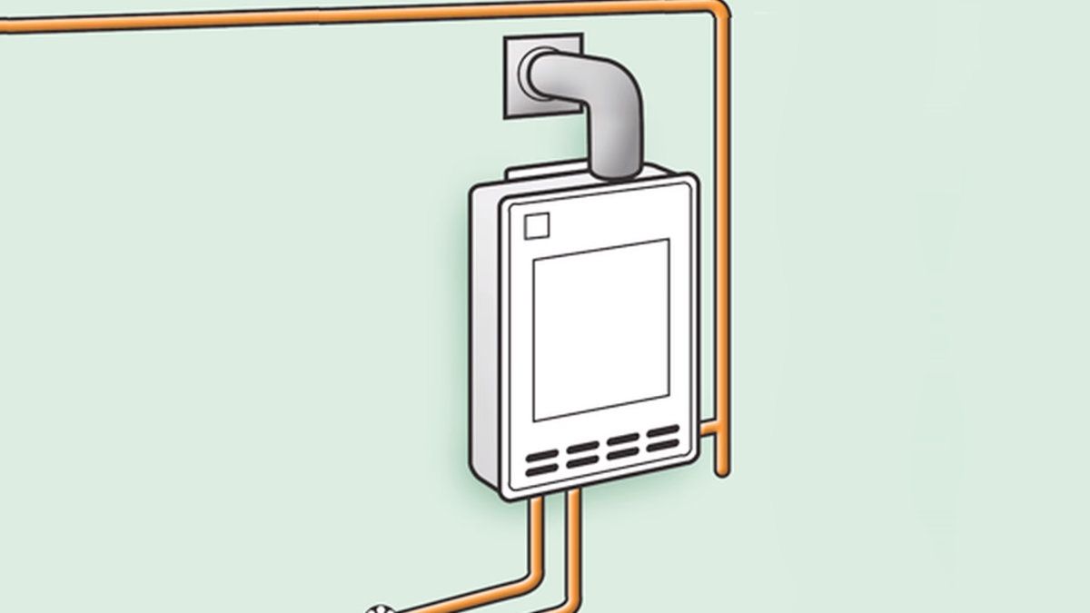 Instantaneous Hot Water System Wall Mounted