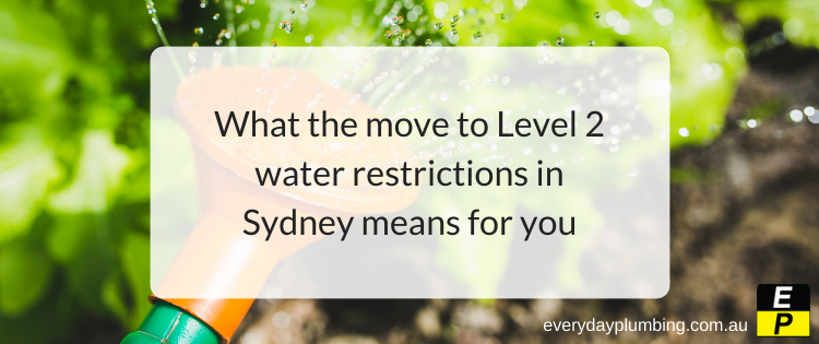 What the move to Level 2 water restrictions in Sydney means for you