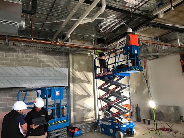plumbing at height