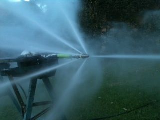 Clearing drains using a Water jetter Water jetter