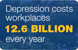 Depressions costs workplaces 12.6 billion per year
