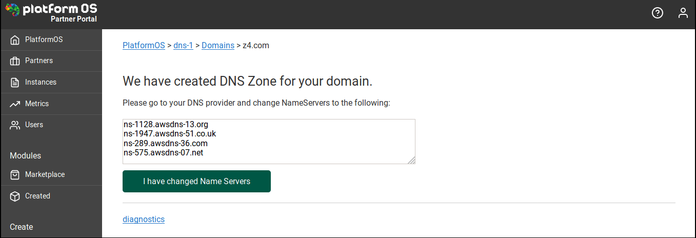 Reparking NameServers