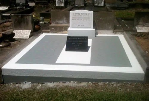 Double gravestone