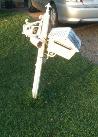 Letter box - before