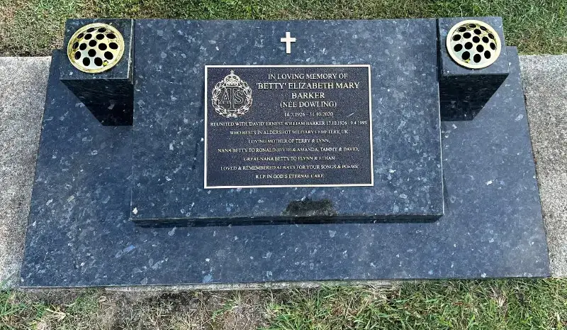 granite headstone