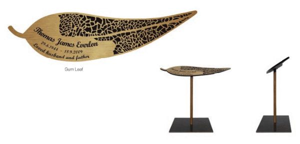 Floating Gum Leaf Plaque Floating Gum Leaf Plaque