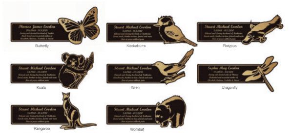 Floating Plaque - Fauna Selection Floating Plaque - Fauna Selection