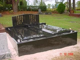 Custom Double gravestone Double gravestone