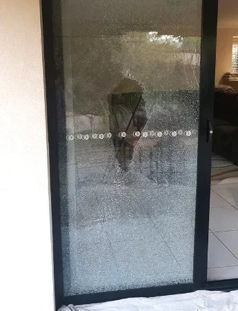 Broken Sliding Glass Door