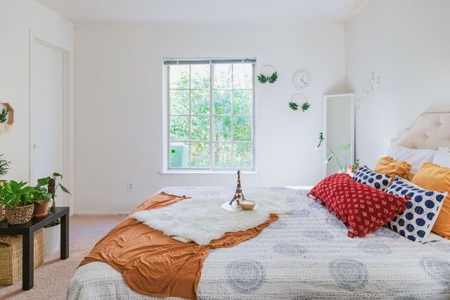 Bedroom with window