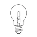Halogen light bulb