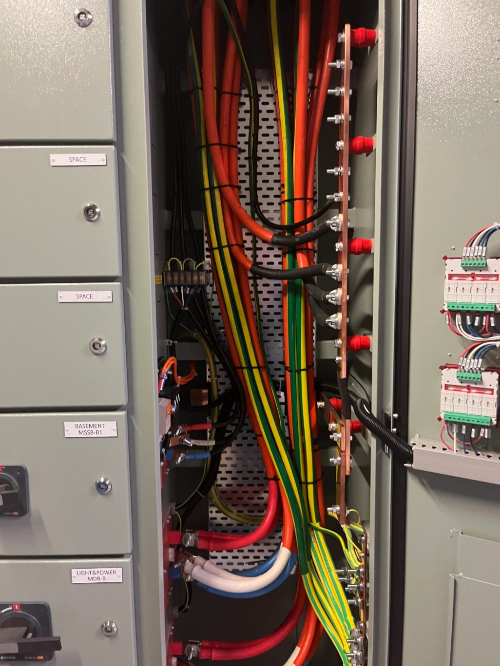 Main Switchboard Delivery, Unpacking and Positioning