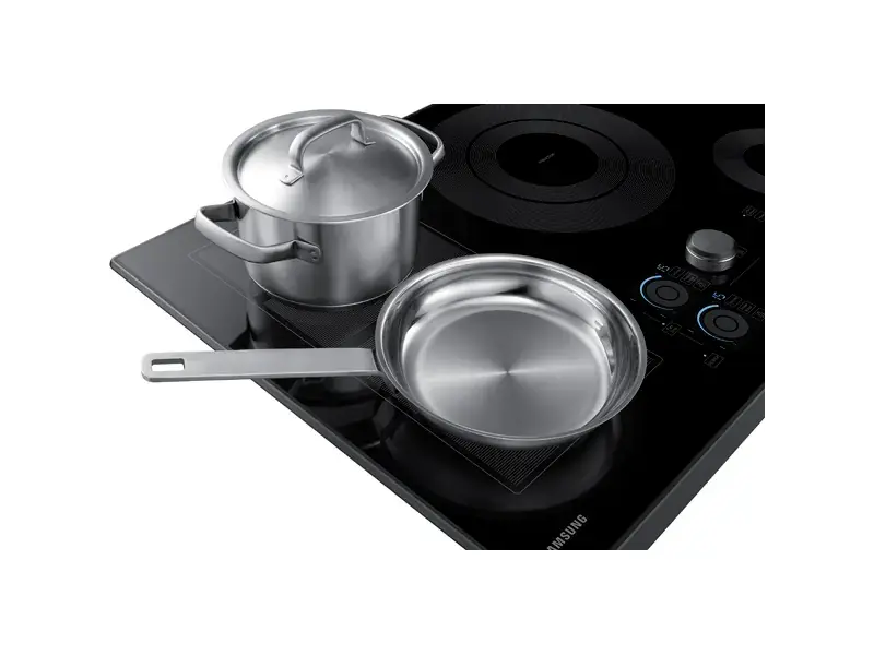 induction stove with pots