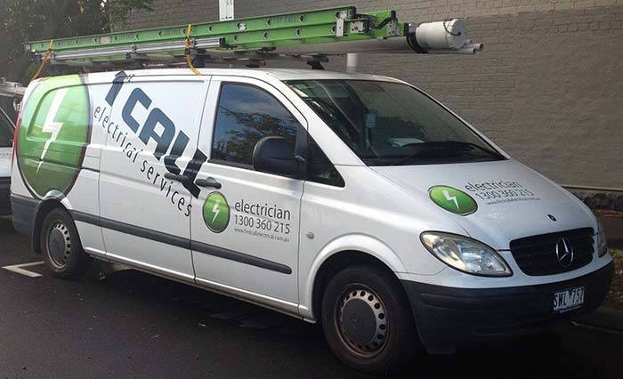 1st Call Electrical Services van
