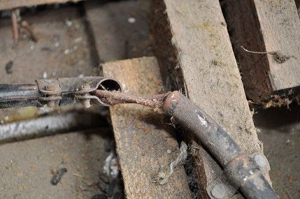 Old faulty wiring Old faulty wiring
