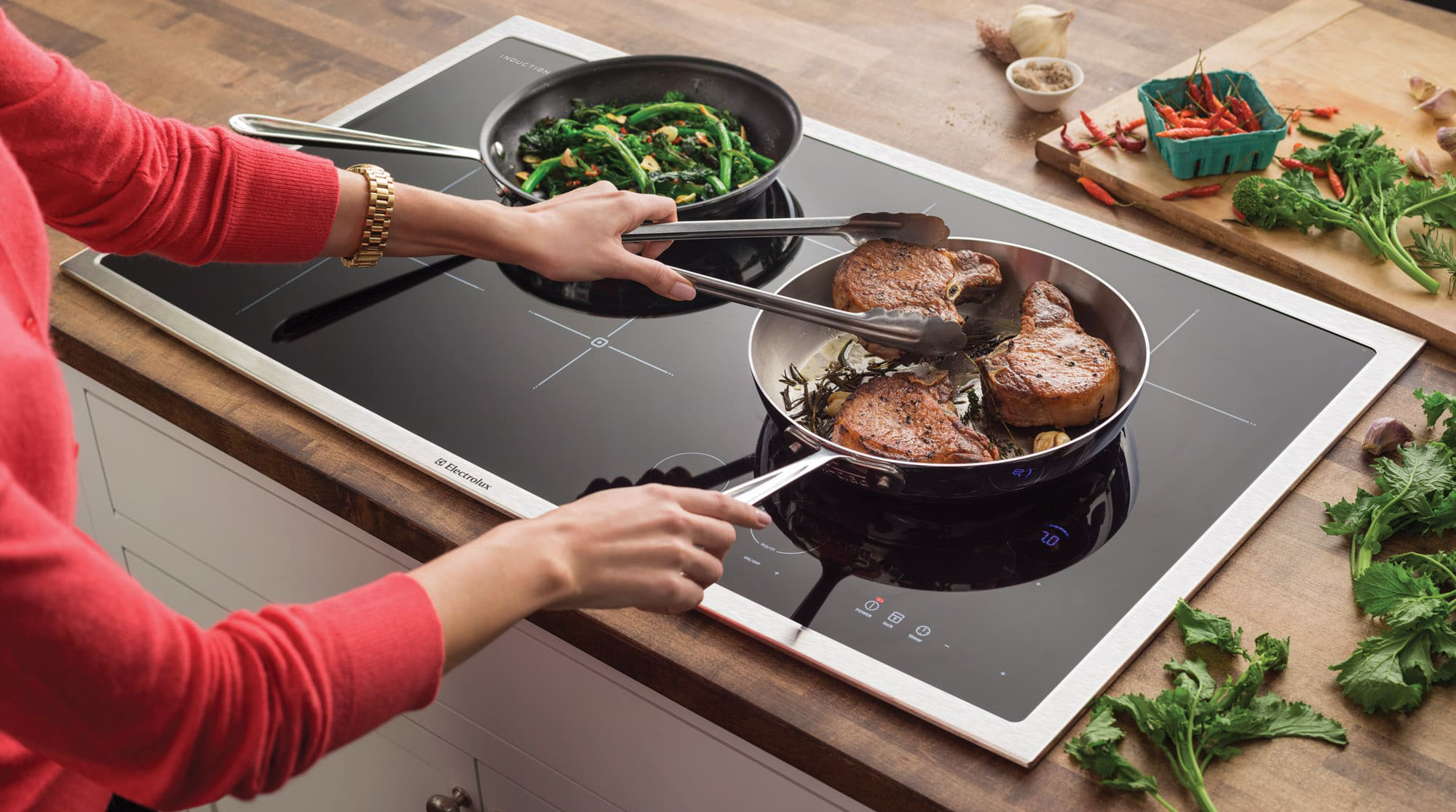 Cooking on electric cooktop