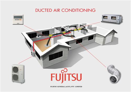 Fujitsu Ducted Air Conditioning In House