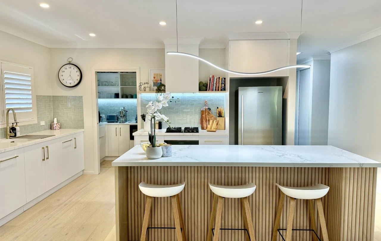 Kitchen renovation example