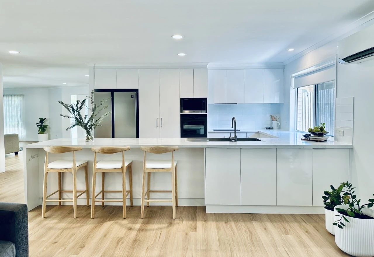 Kitchen renovation example