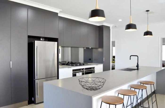 Grey Kitchen Design Brisbane