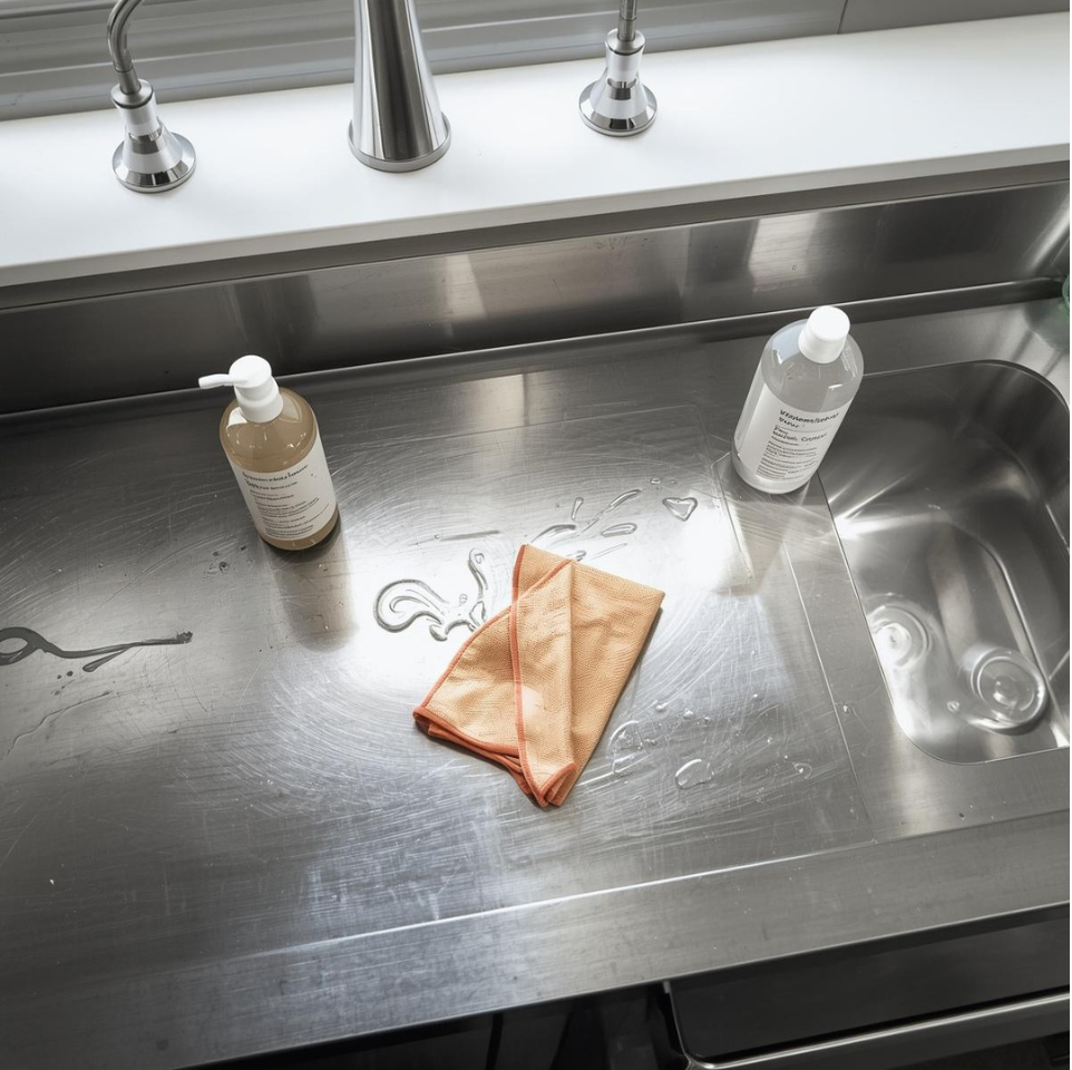 For daily maintenance, the rule is absolute: always use a microfibre cloth to wipe in the direction of the grain.