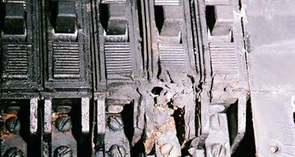 Burnt Switchboard