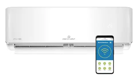 Kelvinator split system AC with remote