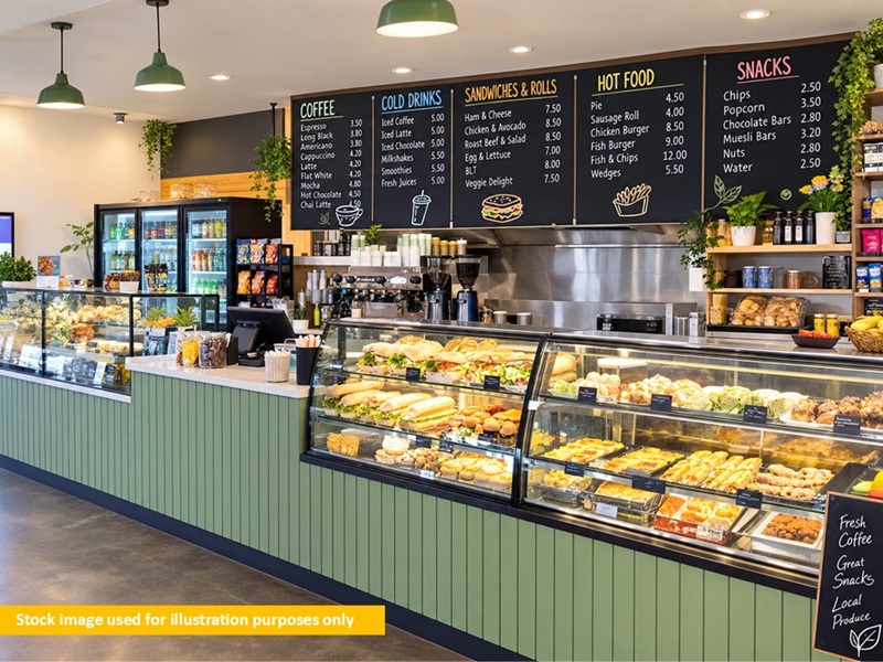 Ideally located snack bar with excellent return to owner