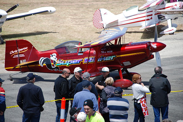 Visitors at one of Clare Valley Aerodrome open days